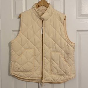 NWT J. Crew Factory Quilted Puffer Vest XXL